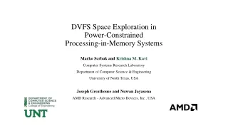 DVFS Space Exploration in  Power-Constrained  Processing-in-Memory Systems