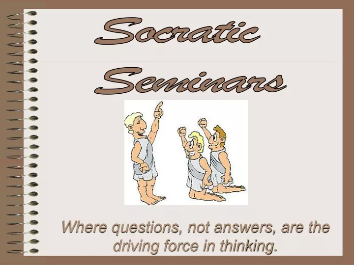 socratic seminars