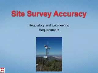 Site Survey Accuracy