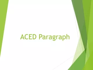ACED Paragraph