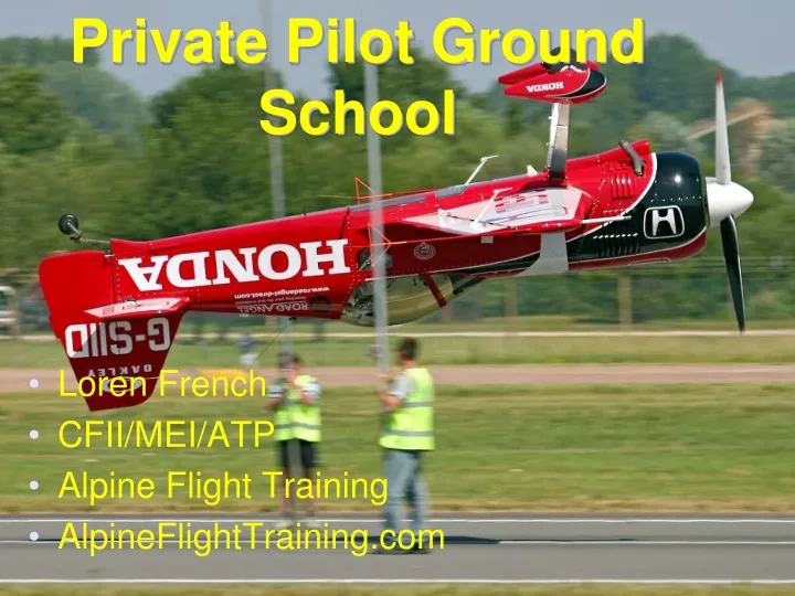 private pilot ground school