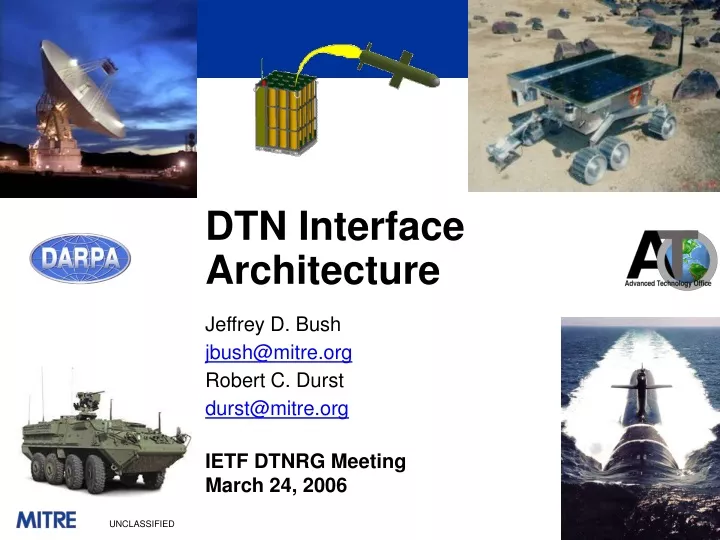 dtn interface architecture