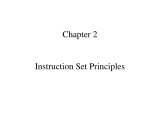 Chapter 2 Instruction Set Principles