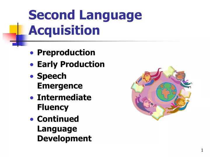 second language acquisition