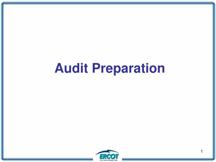 audit preparation