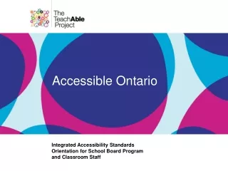 Accessible Ontario
