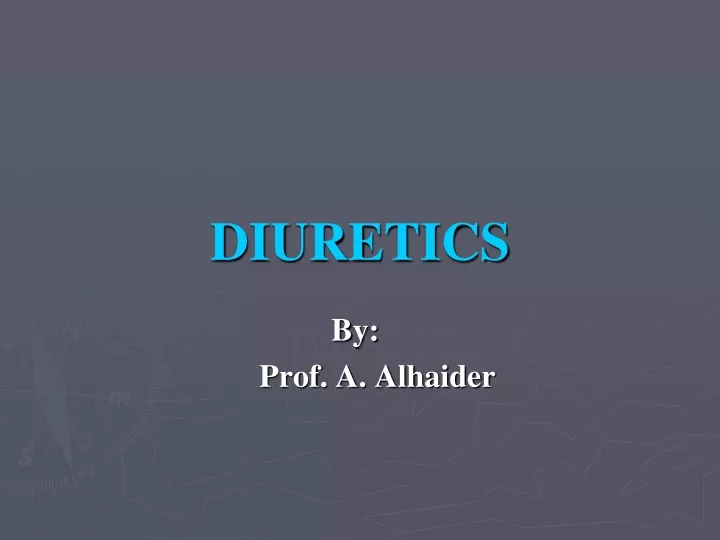 diuretics