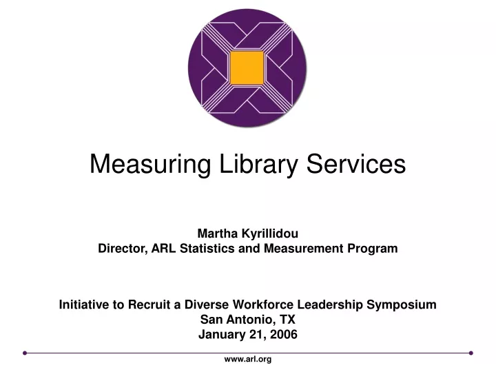 measuring library services