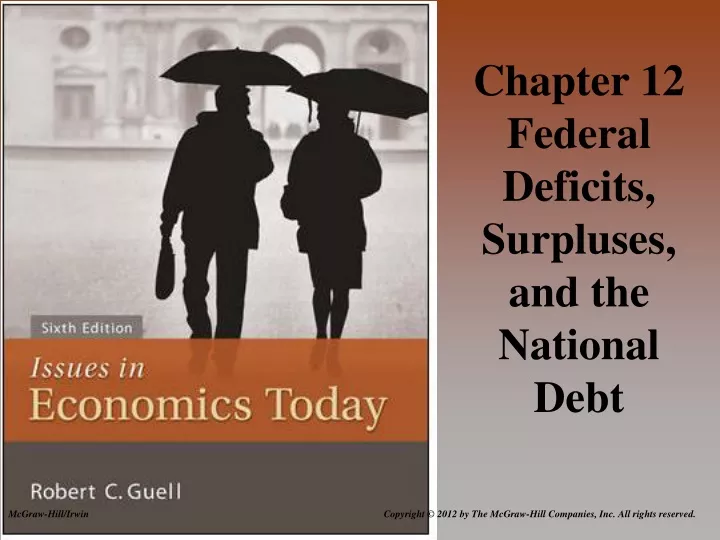 chapter 12 federal deficits surpluses and the national debt