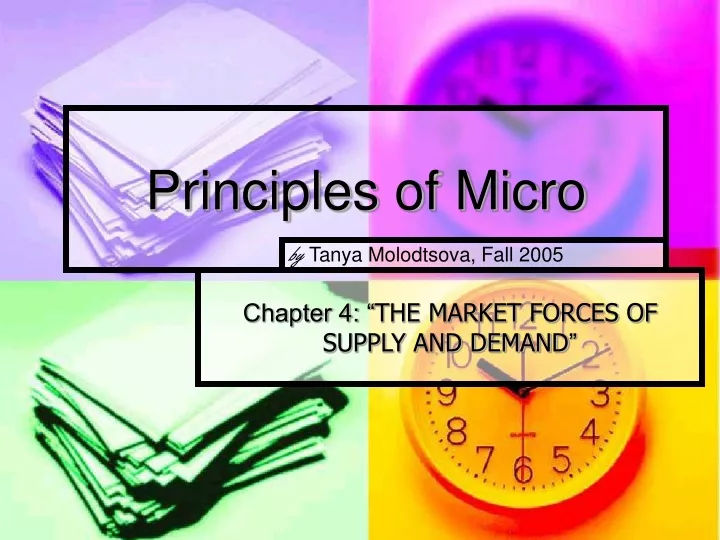 principles of micro