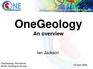 OneGeology An overview