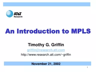 An Introduction to MPLS