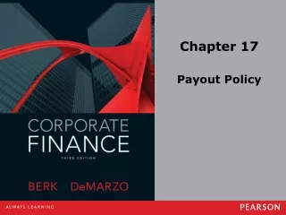 Chapter 17 Payout Policy