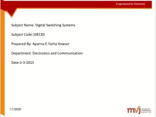 UNIT 1 The development of Telecommunication