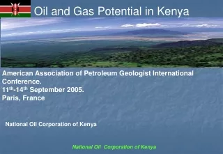 Oil and Gas Potential in Kenya