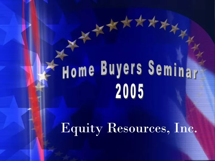 home buyers seminar 2005