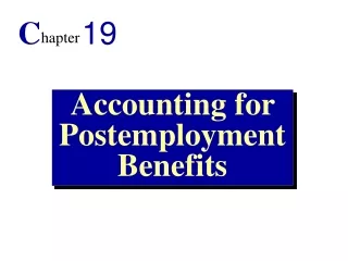 Accounting for Postemployment Benefits