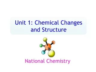 Unit 1: Chemical Changes and Structure