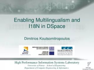 Enabling Multilingualism and I18N in DSpace