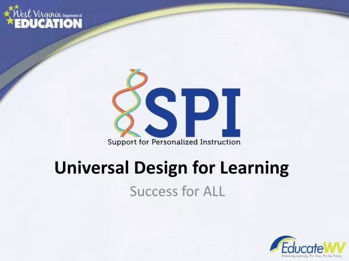 universal design for learning