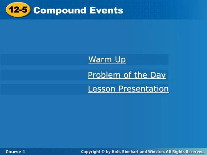 compound events