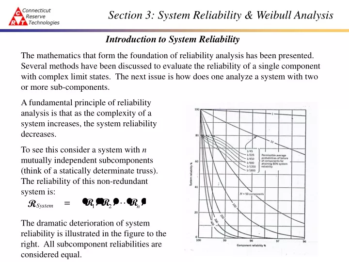 section 3 system reliability weibull analysis