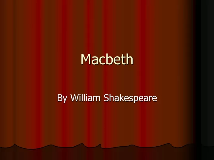 macbeth