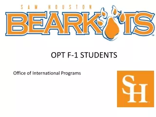 OPT F-1 STUDENTS