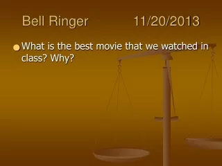 Bell Ringer			11/20/2013