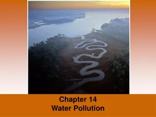 Chapter 14 Water Pollution