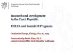 Research  and  Development in  the  Czech Republic DELTA and Kontakt II  Programs - slide 1