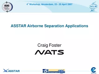 ASSTAR Airborne Separation Applications