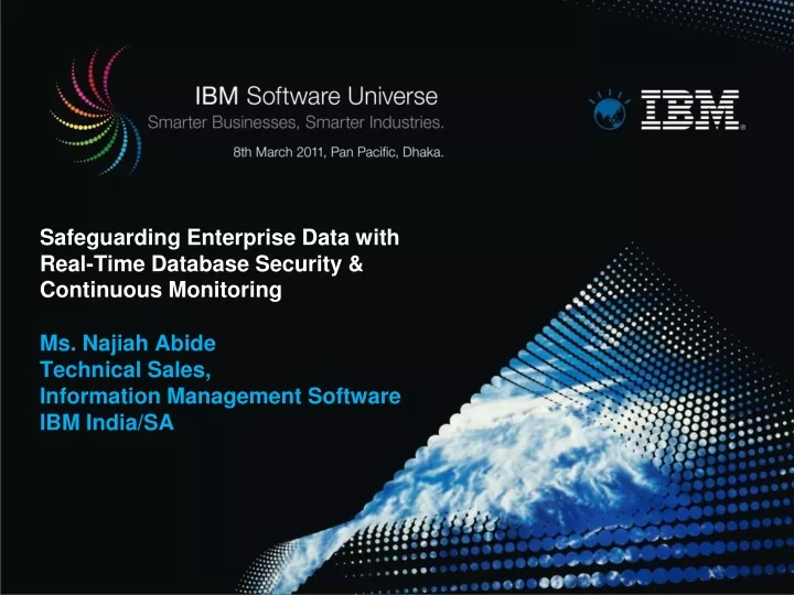 safeguarding enterprise data with real time