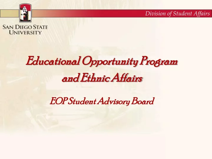 division of student affairs