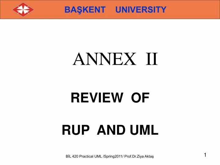 review of rup and uml