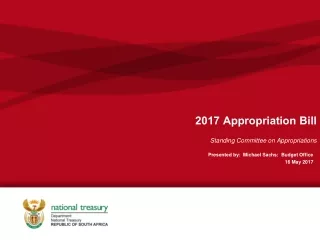 2017 Appropriation Bill