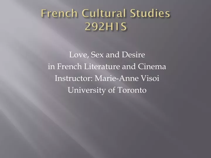 french cultural studies 292h1s