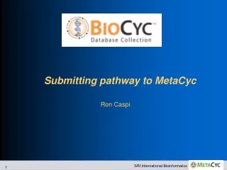 Submitting pathway to MetaCyc