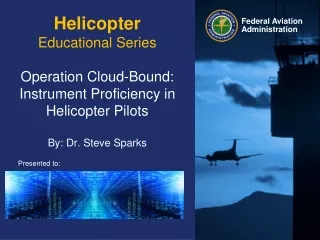 Instrument Proficiency in Helicopter Pilots Confidence in Challenging Flight Conditions