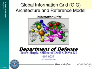 Global Information Grid (GIG) Architecture and Reference Model