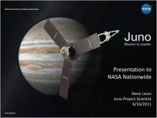 Presentation to NASA Nationwide Steve Levin Juno Project Scientist 6/16/2011