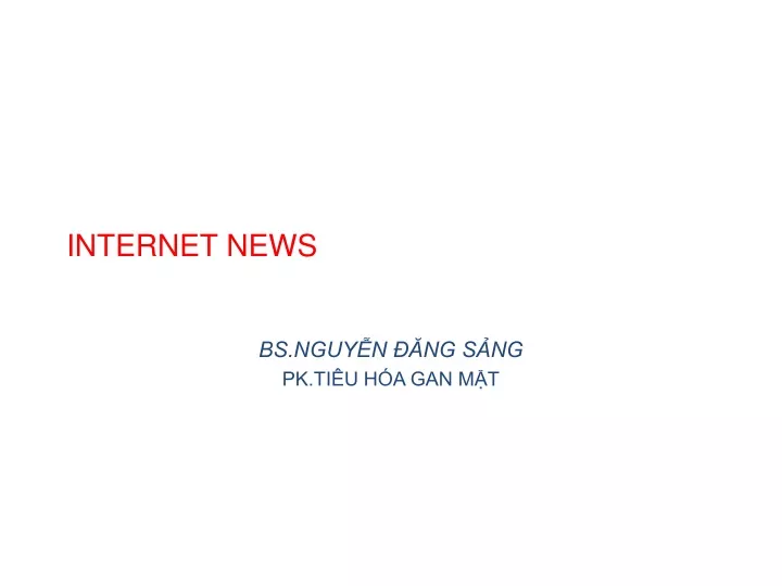 internet news