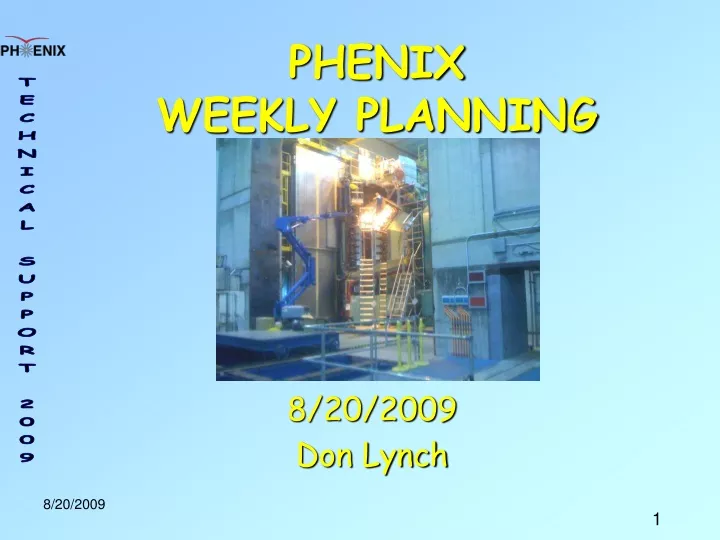 phenix weekly planning