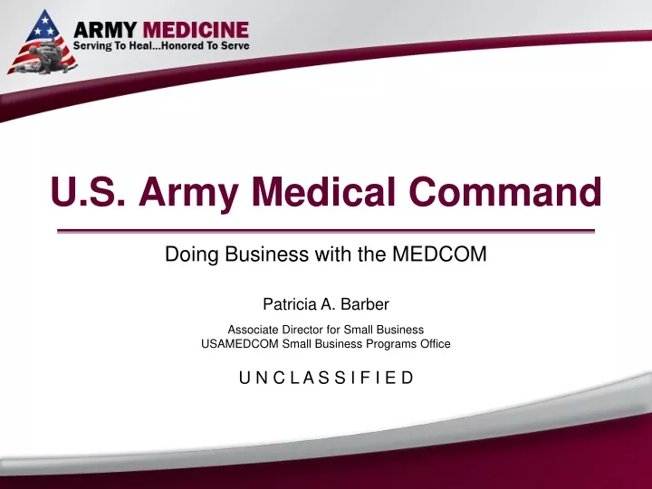 u s army medical command