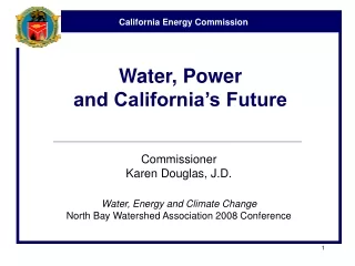 Water, Power and California’s Future