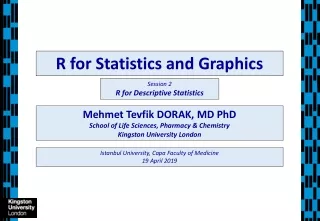 R for Statistics and Graphics
