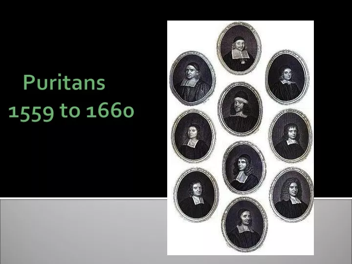 puritans 1559 to 1660