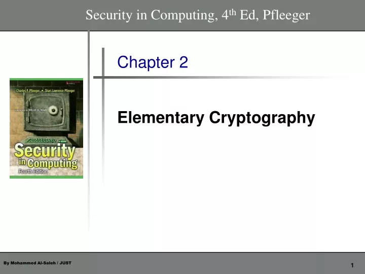 security in computing 4 th ed pfleeger