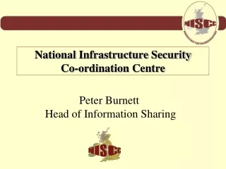 Peter Burnett    Head of Information Sharing