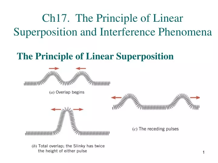 ch17 the principle of linear superposition and interference phenomena